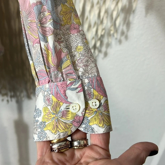 Maus & Hoffman Liberty Fabric Long Sleeve Button Down Shirt Size Small - Picture 5 of 8